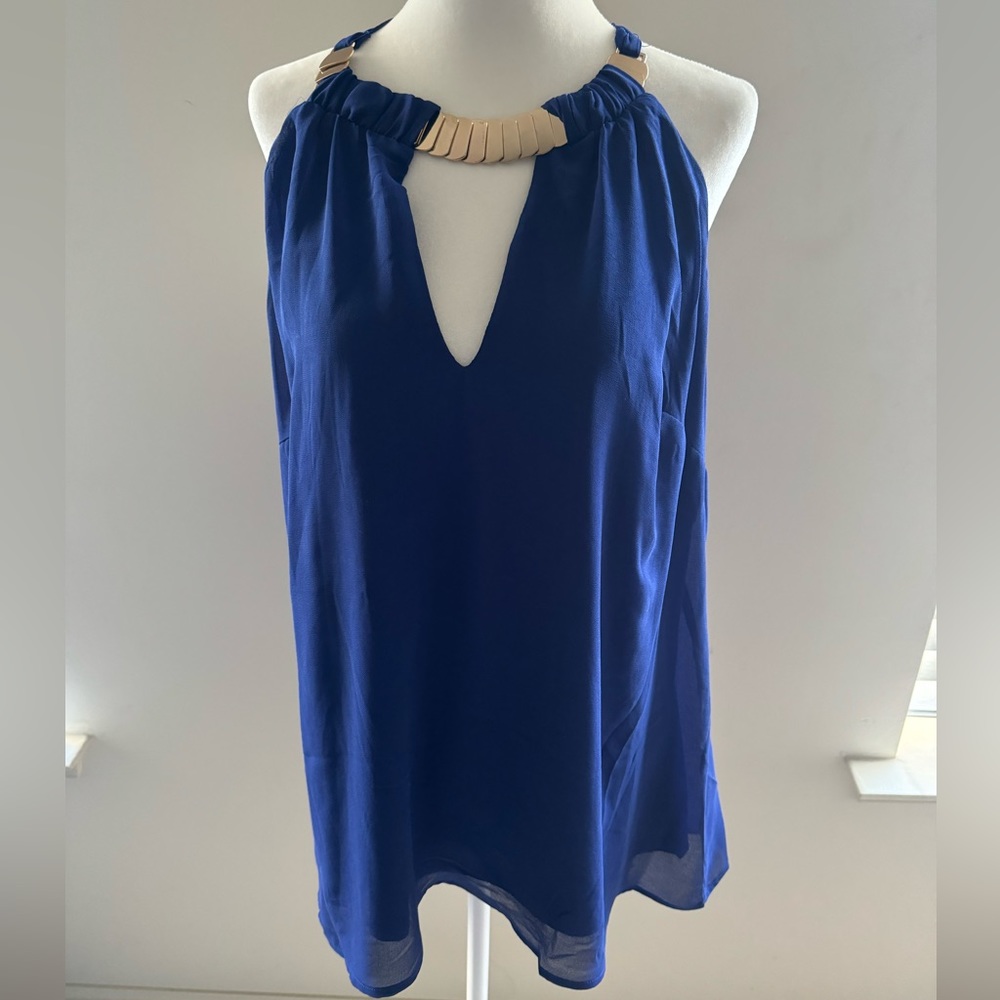 NWT City Chic Gold Accent Top - Size is  S/16